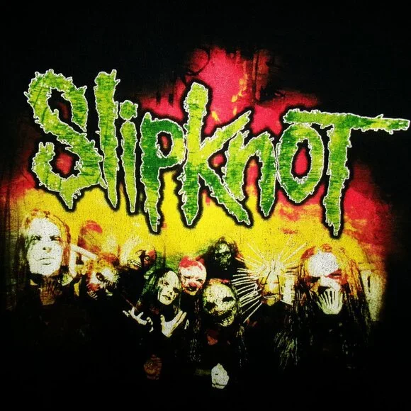 slipknot clown face L woman tee - psycho clowns heavy metal rock iowa dynamo - Picture 2 of 3